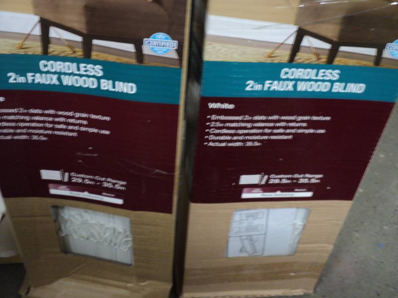 2- 36 x 64 blinds...