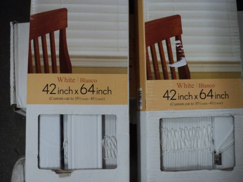 2- 42 x 64 blinds...