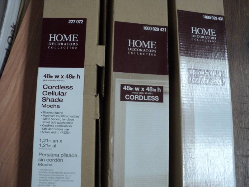 3- 48 x 48 blinds ...