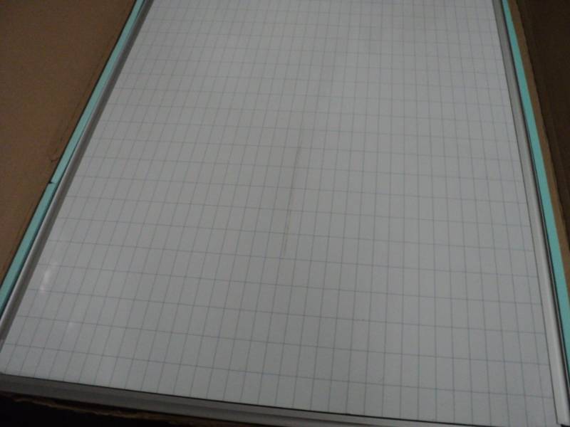 3 ft x 4 ft white board- damaged o...