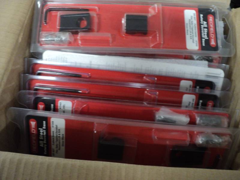 box of 12 redfield all steel rotary...