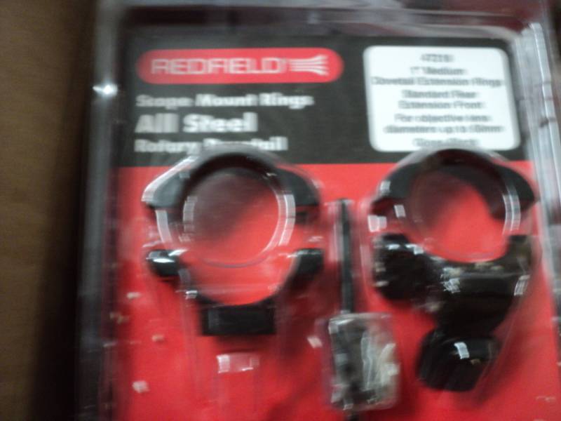 box of 12 redfield scope mount ring...
