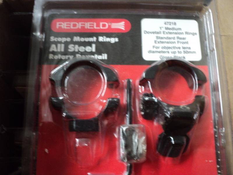 box of 12 redfield scope mount ring...