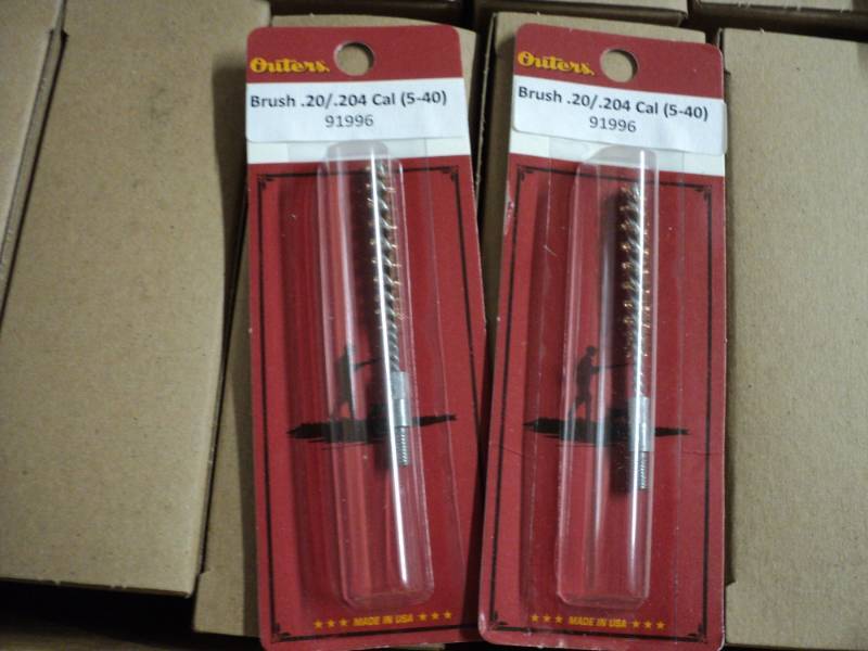 10 boxes of outers rifle bore brush...