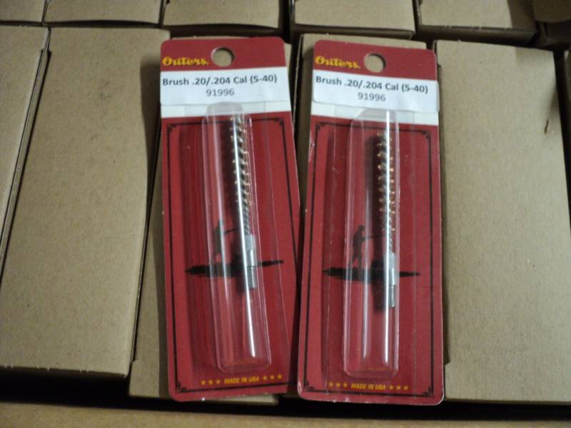 10 boxes of outers rifle bore brush...