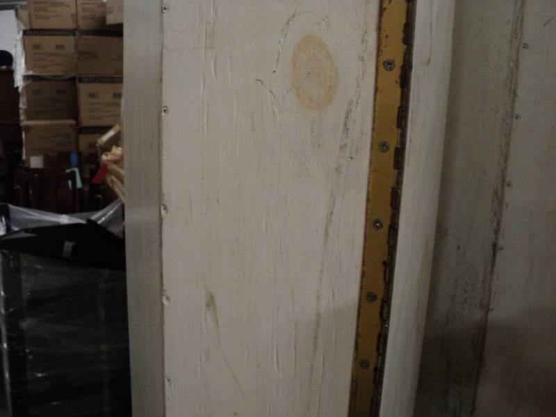 wood trade show slat wall display r...