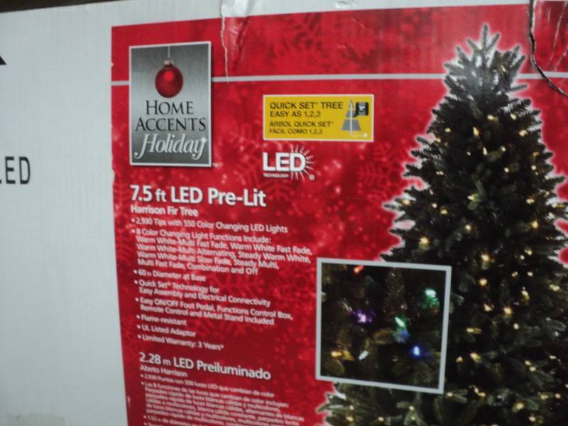 7.5 ft Harrison treedual LED...