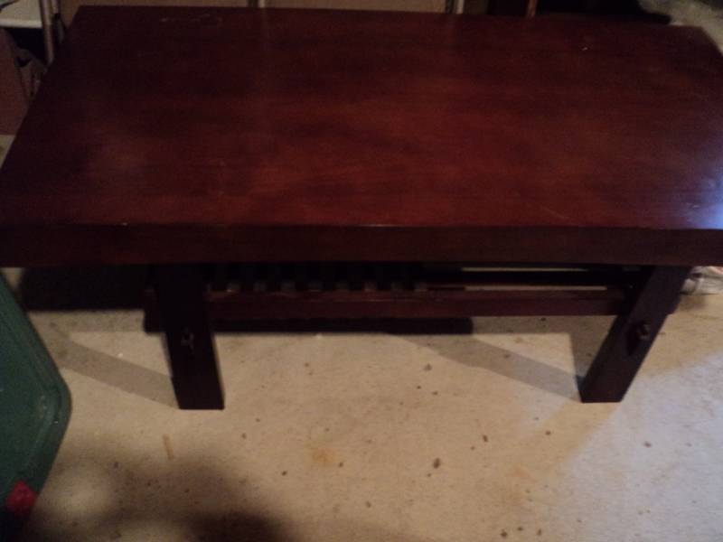 wood coffee table 47 x24x 18...
