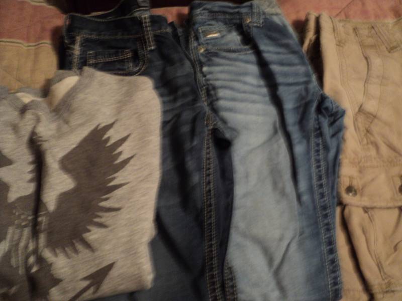 teen male clothing size L and size ...