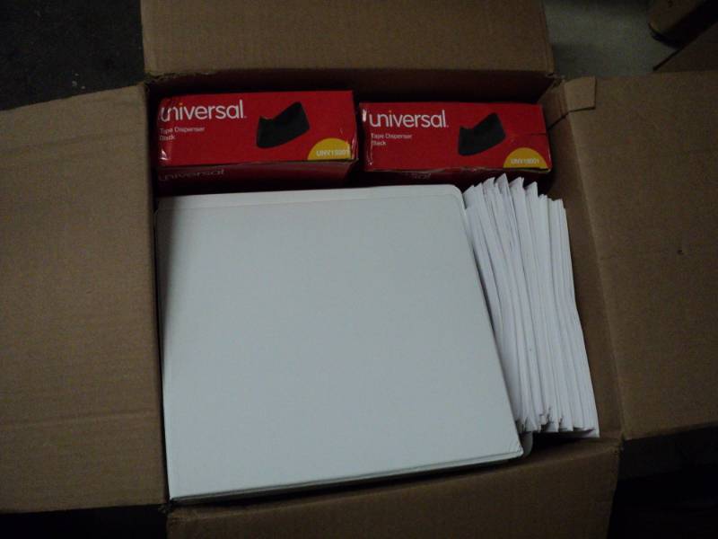vinyl binders, tape dispensers and ...