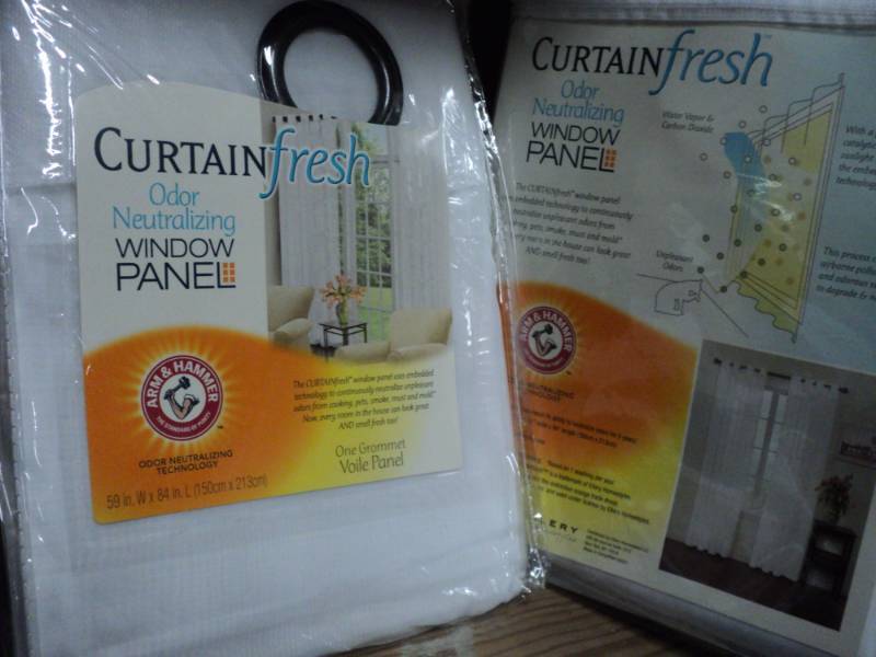 2 panels- Curtain Fresh Grommet Voi...