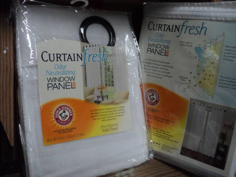 2 panels- Curtain Fresh Grommet Voi...