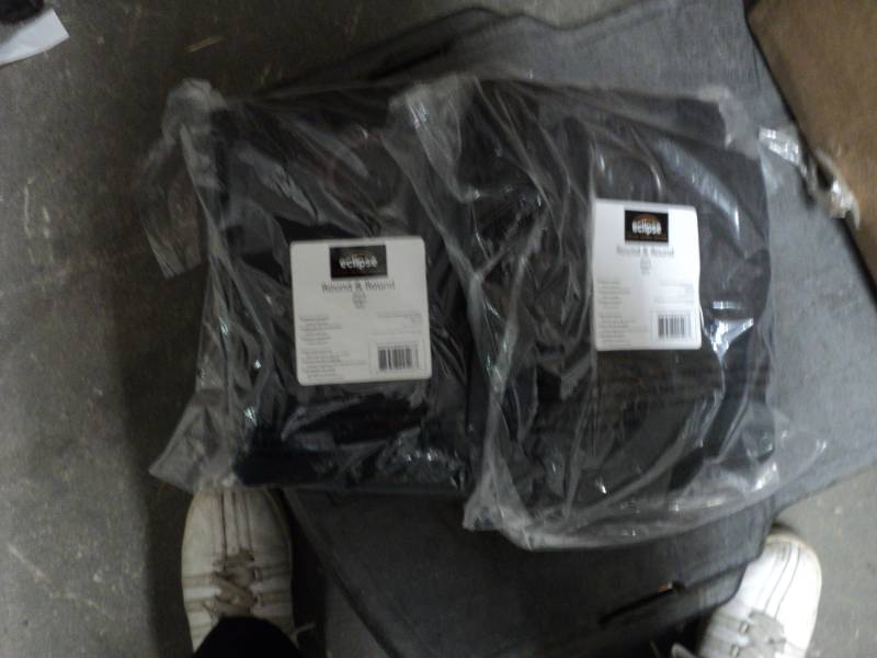 2 pair Eclipse Black 52 x108 panel...