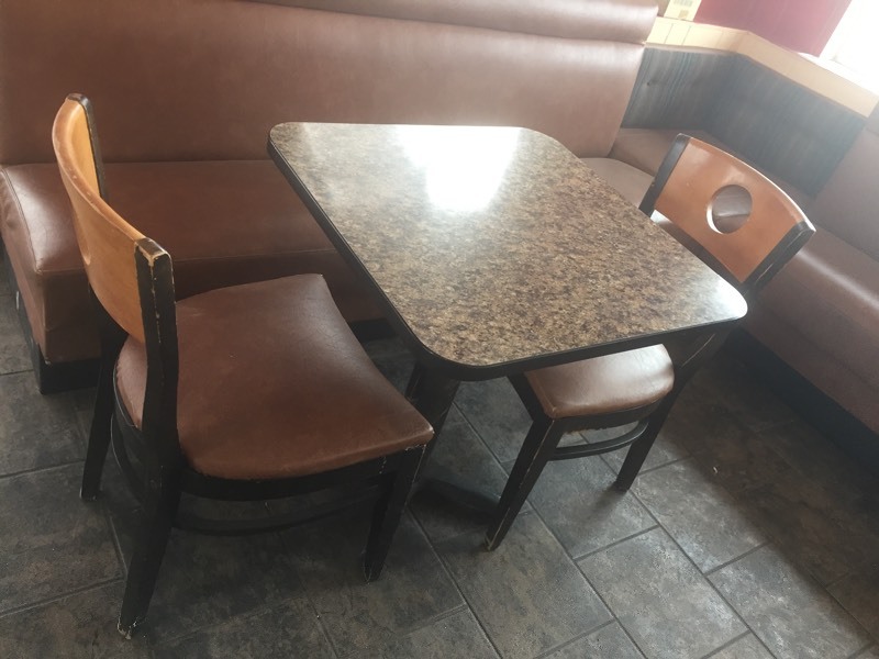 lot 51 image: Table & 2 Chairs