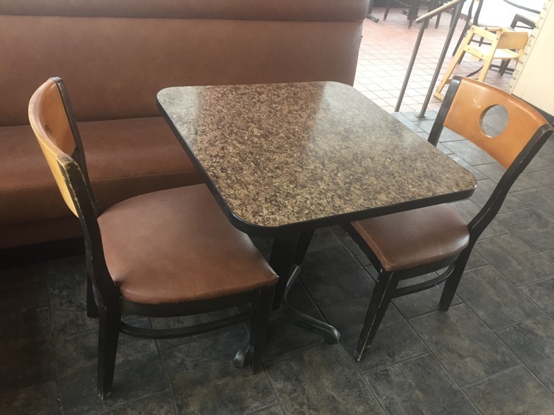 lot 52 image: Table & 2 Chairs