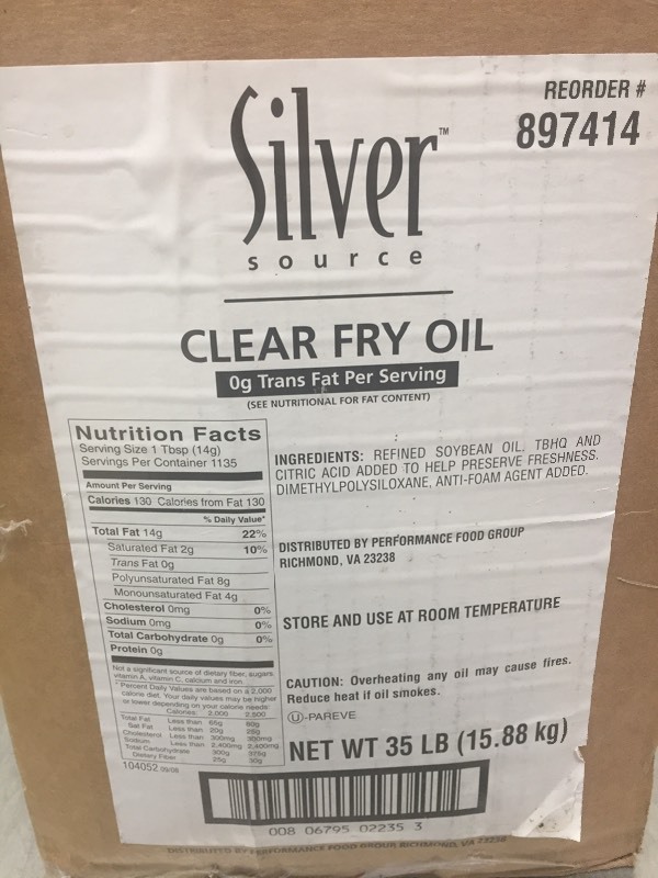 lot 200 image: 35# Frying Oil