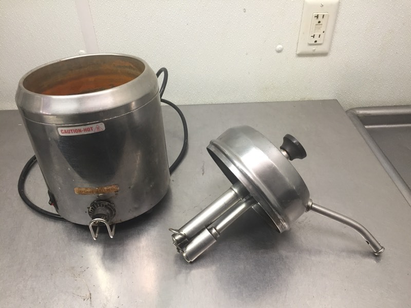 lot 202 image: Hot Fudge Warmer