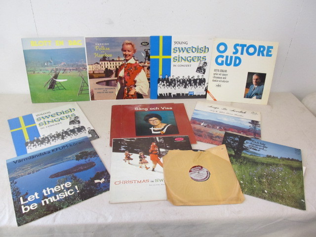 lot 137 image: Group of Vintage Swedish Vinyl Records