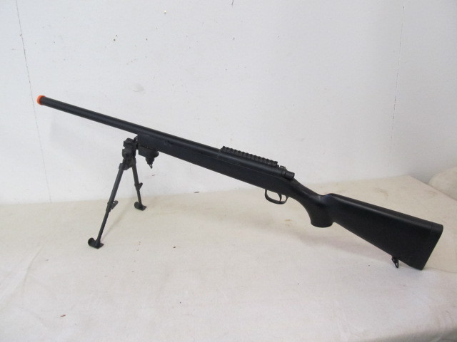 lot 147 image: Working Airsoft Sniper Style Rifle wStand