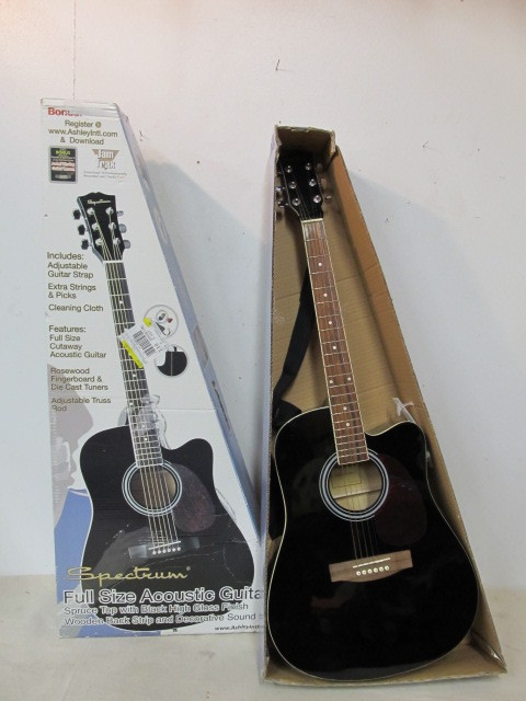 lot 21 image: SPECTRUM Acoustic Guitar wBox