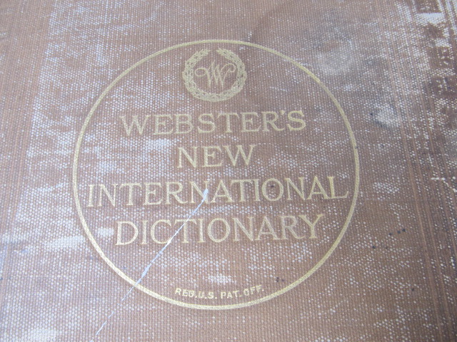 lot 163 image: LARGE Antique Dictionary
