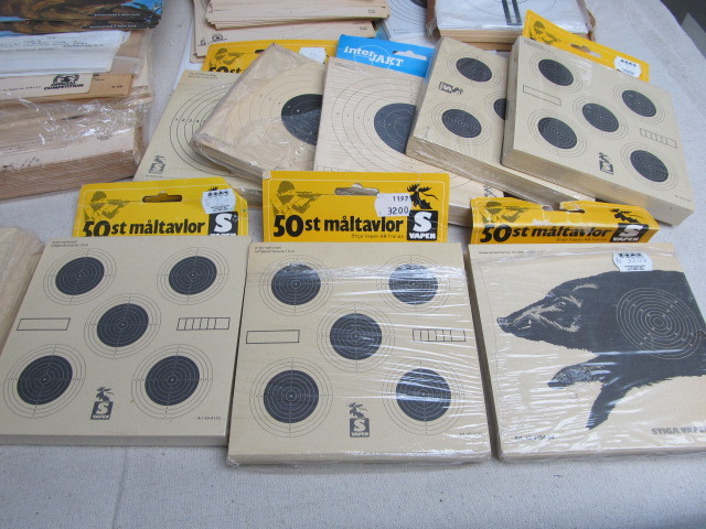 lot 166 image: Massive Lot of Vintage Shooting Targets 