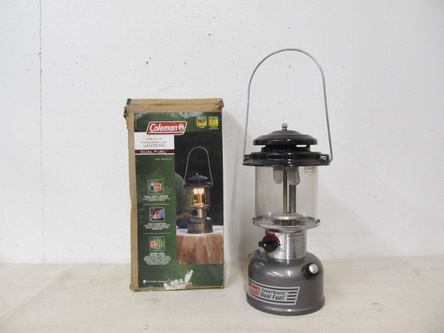 lot 81 image: Mint In Box COLEMAN Dual Fuel Powerhouse Lantern