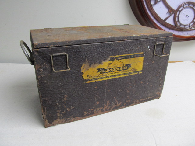 lot 207 image: Lot of Welding Rods wCases & Vintage Picnic Cooler