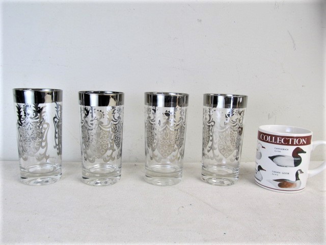 lot 117 image: Set of 4 Vintage KIMIKO Tumbler Glasses