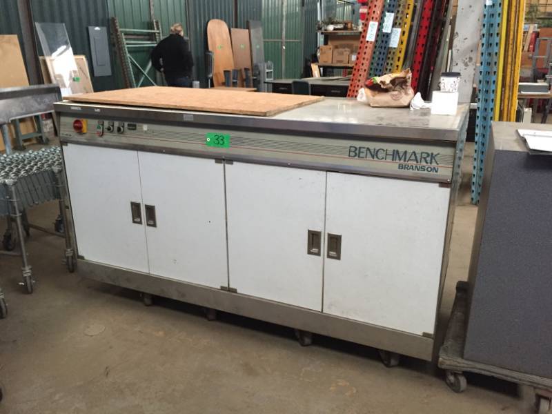 lot 33 image: Stainless Steel Workbench