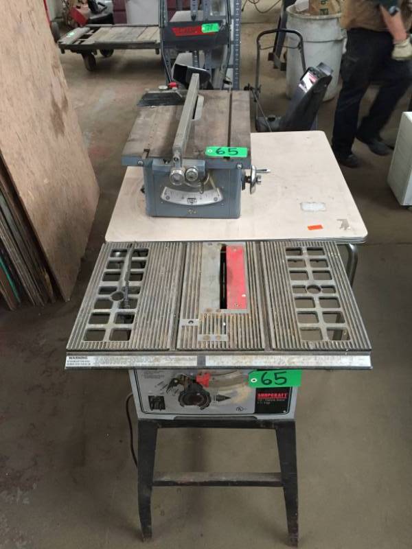 lot 65 image: Two Table Saws both work
