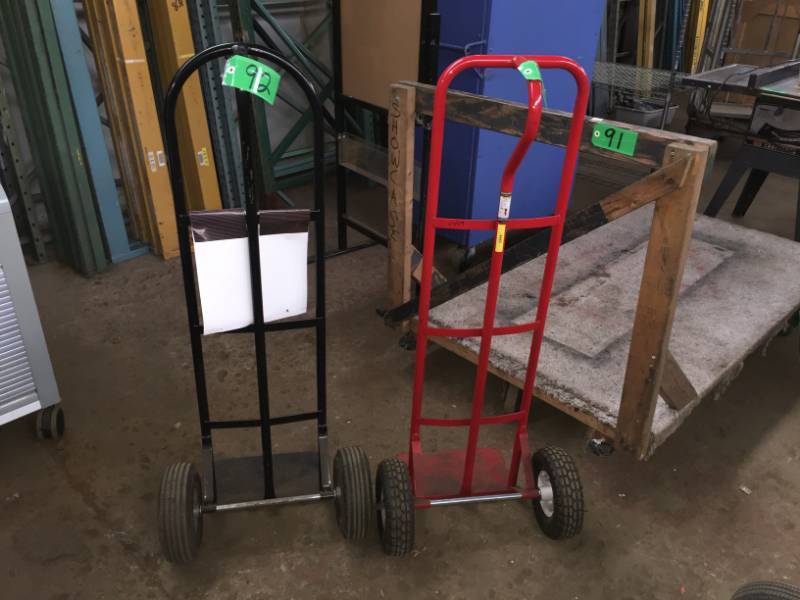 lot 92 image: Two 2-wheel Dollies wair tires