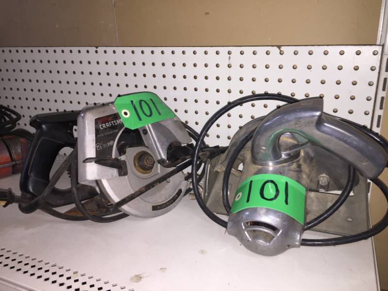 lot 101 image: Two Skill saws corded
