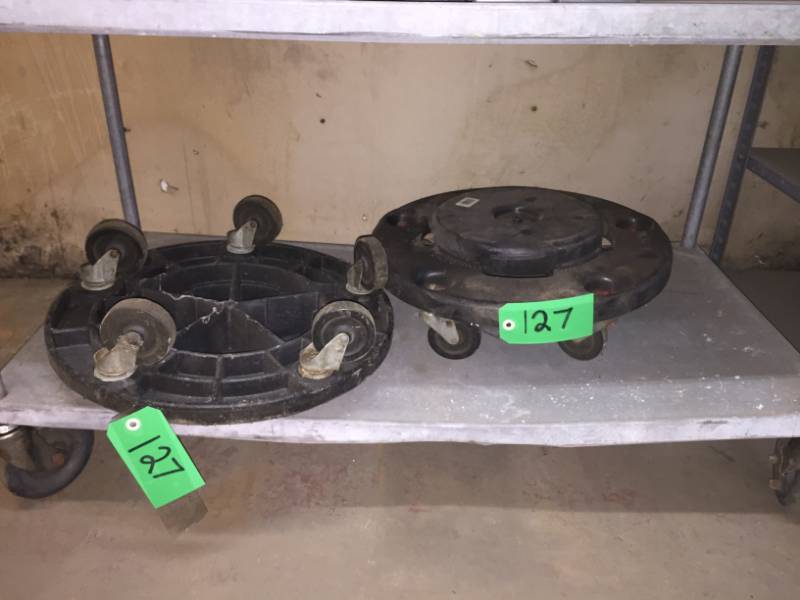 lot 127 image: Two Rubbermaid Dollies