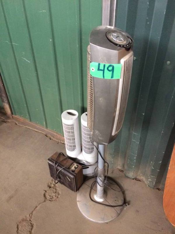 lot 49 image: Three Misc Heaters