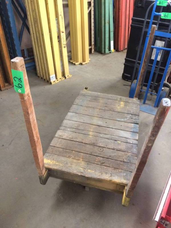lot 62 image: Vintage Warehouse Cart