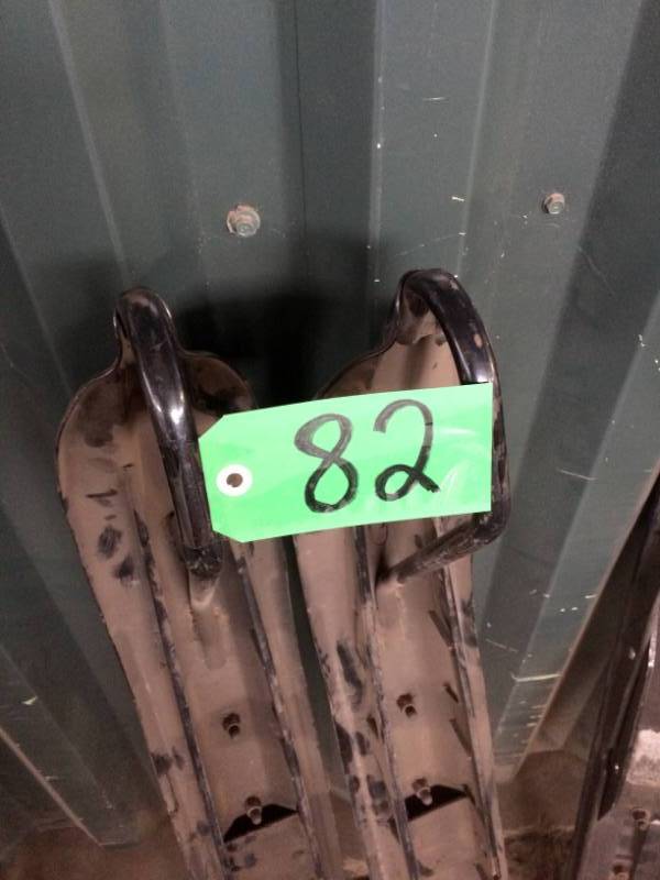 lot 82 image: Three Snowmobile Skis