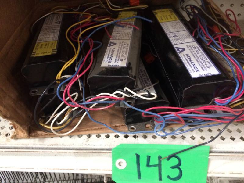 lot 143 image: Lighting Ballasts