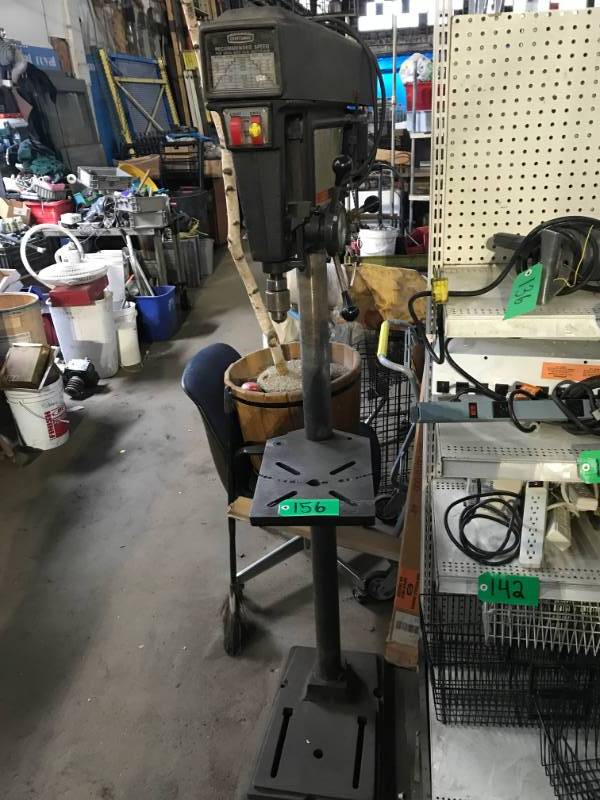 lot 156 image: Sears Craftsman 15.5 Drill Press