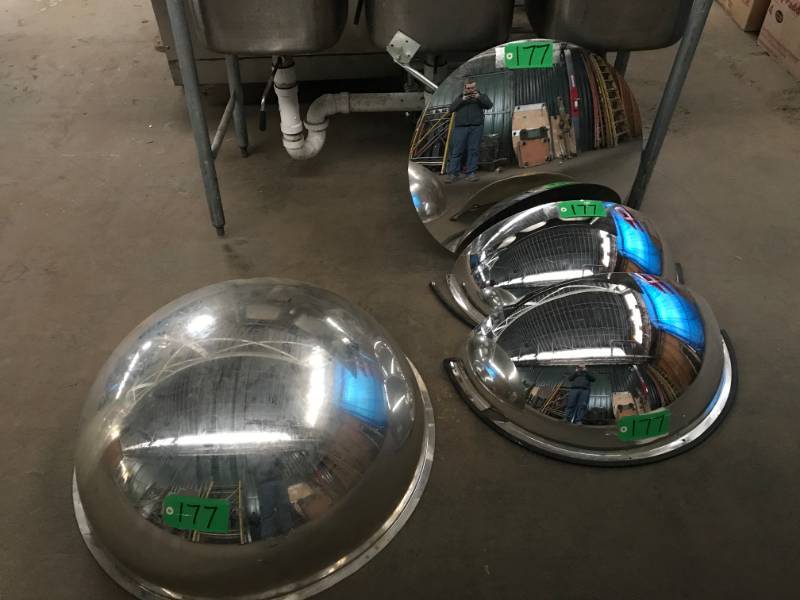 lot 177 image: Mirrored security domes  lens