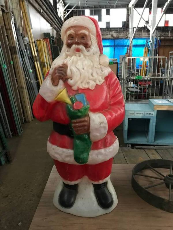 lot 209 image: Light up Black Santa
