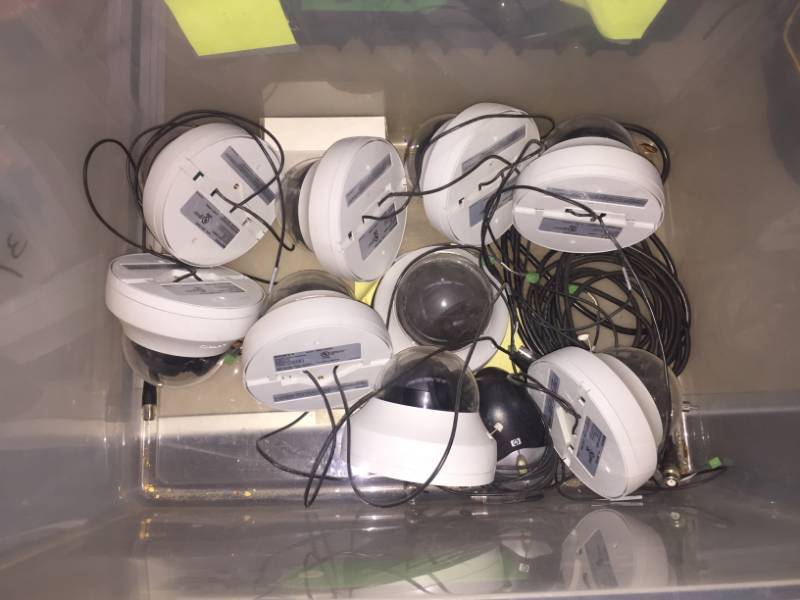lot 166 image: Nine Sony Color Video Camera