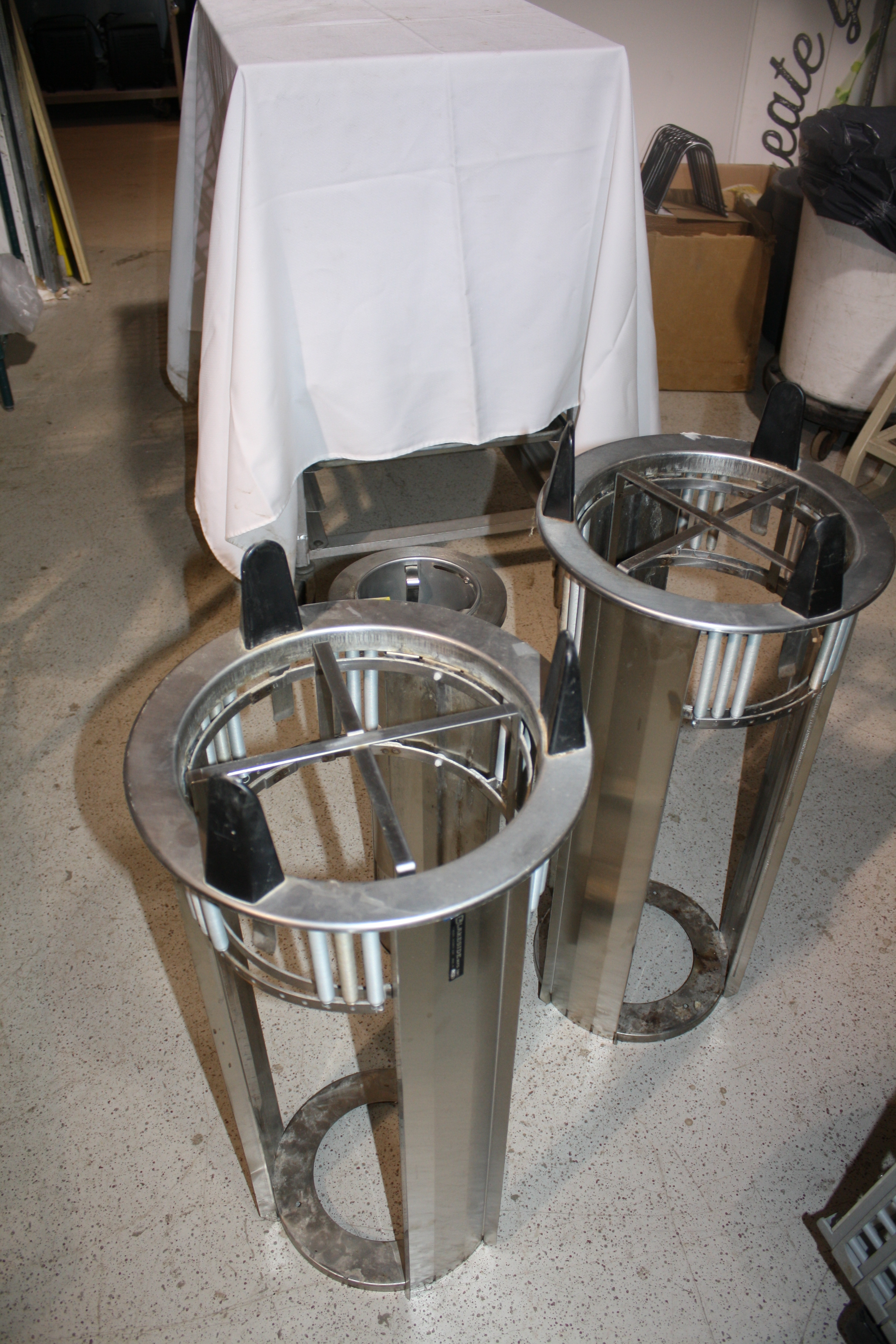 Two Plate and One Cup Dispensers