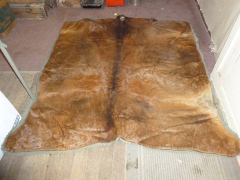 lot 5 image: Antique Horse Sleigh Blanket