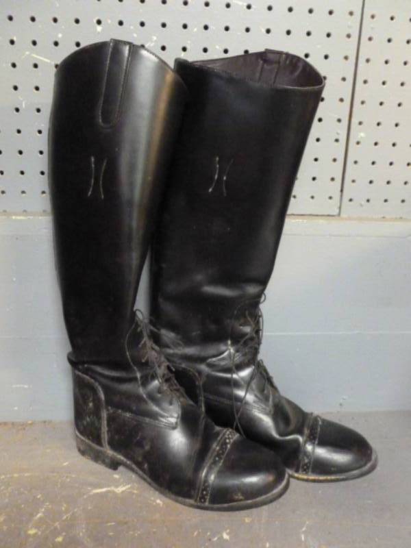 lot 84 image: Leather Riding Boots
