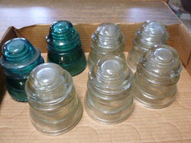lot 91 image: Antique Glass Insulators