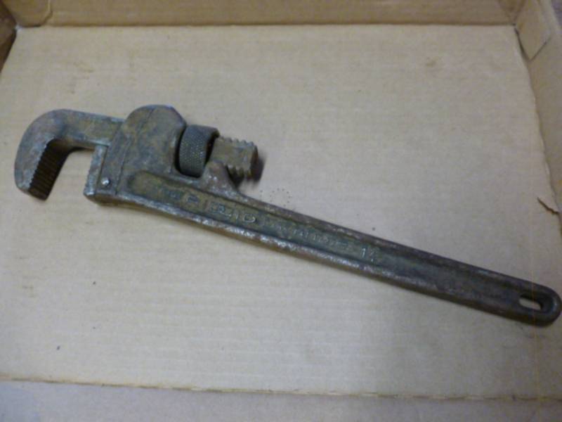 lot 106 image: Ridgid Pipe Wrench