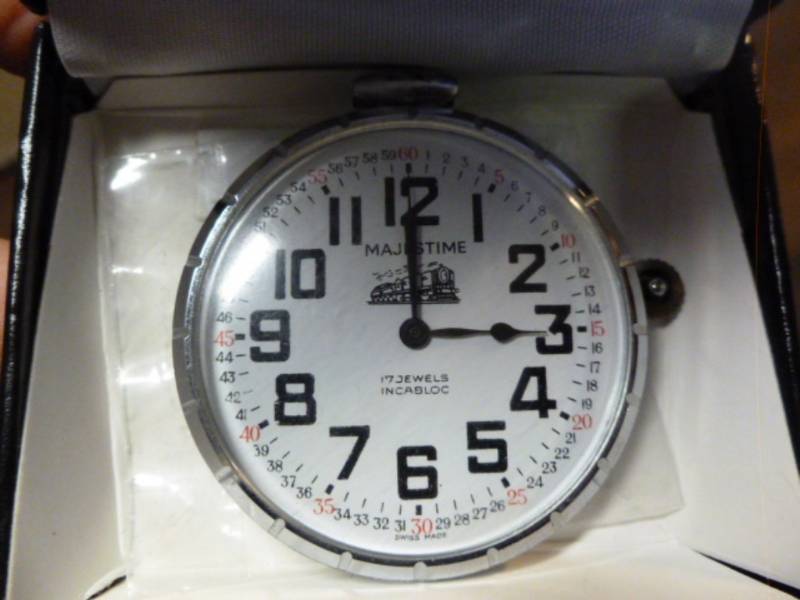 lot 141 image: Railroad Pocket Watch