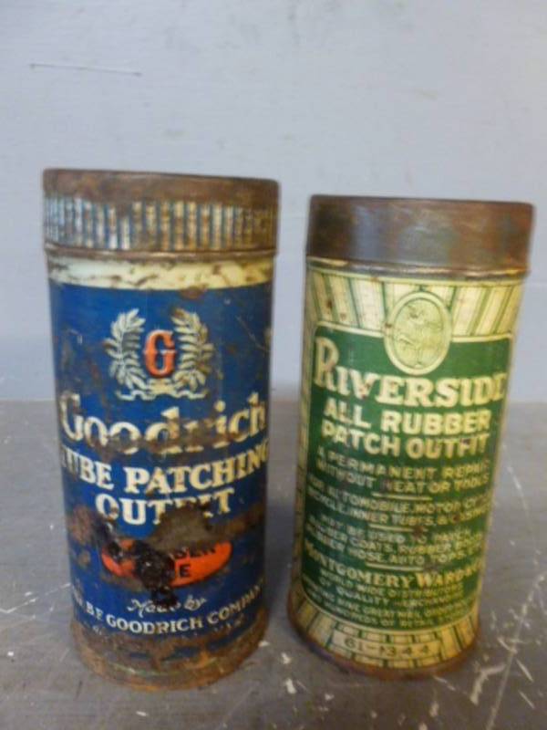 lot 185 image: Vintage Metal Containers