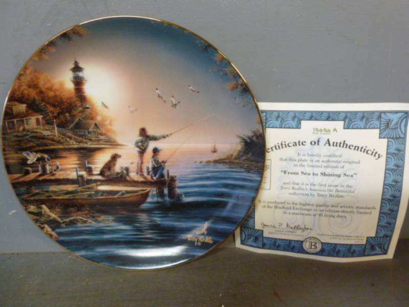lot 245 image: Terry Redlin Plate Decoration